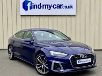 Used Audi A5 Sportback S-Line 190 HP (139 kW) 2020 Blue Hatchback