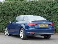 Used Audi A4 S-Line 150 HP (110 kW) 2017 Blue Sedan