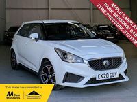 Used MG MG3 Excite 106 HP (77 kW) 2020 White Hatchback
