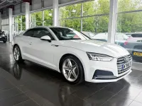 Used Audi A5 S-Line 252 HP (185 kW) 2018 White Coupe