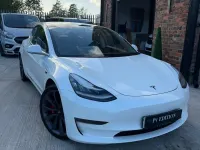 Used Tesla Model 3 Performance 461 kW (627 HP) 2020 White Sedan