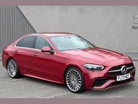 Used Mercedes C300e AMG Line Premium 254 HP (186 kW) 2023 Red Sedan