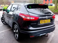 Used Nissan Qashqai N-TEC 110 HP (80 kW) 2015 Black SUV