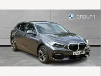 Used BMW 118 Sport Line 134 HP (98 kW) 2021 Grey Hatchback