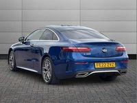 Used Mercedes E300 AMG Line Premium 254 HP (186 kW) 2022 Blue Coupe