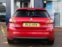 Used Peugeot 308 Allure Premium 129 HP (94 kW) 2021 Red Hatchback