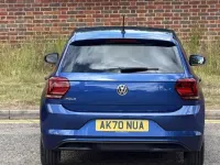 Used VW Polo Match 79 HP (58 kW) 2020 Blue Hatchback