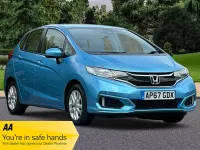 Used Honda Jazz SE 102 HP (75 kW) 2018 Blue Hatchback