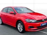 Used VW Polo SE 95 HP (69 kW) 2019 Red Hatchback