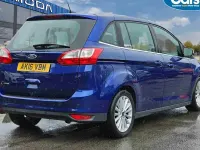 Used Ford Grand C-Max Titanium 150 HP (110 kW) 2016 Blue MPV