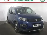 Used Peugeot Rifter GT-line 131 HP (96 kW) 2019 Blue MPV