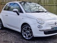 Used Fiat 500 Lounge 100 HP (73 kW) 2008 White Hatchback