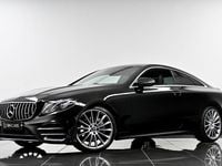 Used Mercedes E220 AMG line 2018 Black Coupe