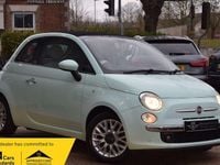 Used Fiat 500C Lounge 86 HP (63 kW) 2015 Green Cabriolet