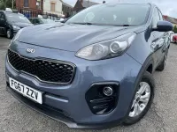 Used Kia Sportage 130 HP (95 kW) 2017 Blue SUV