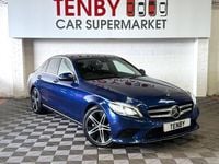 Used Mercedes C200 Premium 2019 Blue Sedan