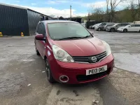 Used Nissan Note N-TEC 88 HP (64 kW) 2013 Red Hatchback