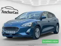 Używany Ford Focus Titanium 125 KM (91 kW) 2020 Niebieski Hatchback