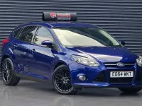 Used Ford Focus Zetec 125 HP (91 kW) 2014 Blue Hatchback
