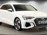 Used Audi S3 Sportback Comfort 310 HP (228 kW) 2022 Ibis white/ibis white Hatchback