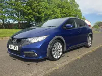 Used Honda Civic EX 142 HP (104 kW) 2014 Blue Hatchback