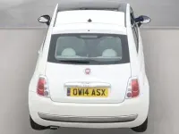 Used Fiat 500 Lounge 85 HP (62 kW) 2014 White Hatchback