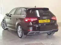 Used Audi A3 S-Line 110 HP (80 kW) 2016 Black Hatchback