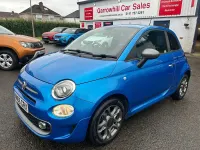 Used Fiat 500 S 85 HP (62 kW) 2016 Blue Hatchback