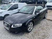 Used Audi A4 Cabriolet S-Line 2008 Black Cabriolet