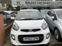 Used Kia Picanto 65 HP (47 kW) 2015 White Hatchback