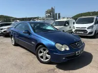 Used Mercedes CLK320 2002 Blue Coupe