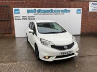 Used Nissan Note Tekna 90 HP (66 kW) 2014 White Hatchback