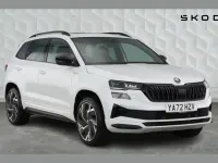 Gebraucht Skoda Karoq SportLine 190 PS (139 kW) 2023 Weiß SUV