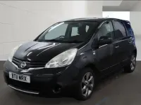 Used Nissan Note N-TEC 110 HP (80 kW) 2011 Black Hatchback