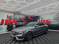 Used Mercedes C220 AMG line 170 HP (125 kW) 2018 Grey Sedan