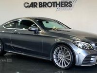 Used Mercedes C220 AMG line 2019 Grey Coupe