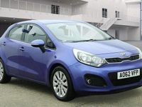 Used Kia Rio 107 HP (78 kW) 2012 Blue Hatchback