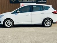 Used Ford C-MAX Zetec 120 HP (88 kW) 2018 White MPV