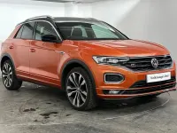 Used VW T-Roc R-line 150 HP (110 kW) 2019 Orange SUV