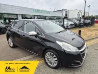 Used Peugeot 208 Allure 82 HP (60 kW) 2017 Black Hatchback