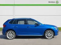 Used Skoda Kamiq SE L 147 HP (108 kW) 2020 Race blue metallic SUV