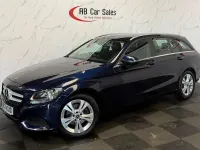 Used Mercedes C220 Executive 2017 Blue Estate