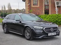 Used Mercedes E220 AMG line 2024 Black Estate