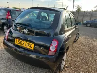 Used Nissan Micra S 80 HP (58 kW) 2003 Black Hatchback