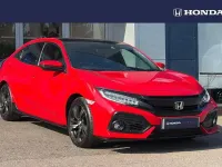 Used Honda Civic Sport Plus 180 HP (132 kW) 2019 Red Hatchback