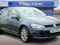 Used VW Golf VII SE 122 HP (89 kW) 2013 Blue Hatchback
