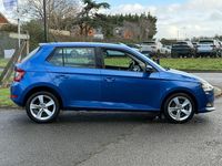 Used Skoda Fabia SE L 2021 Blue Hatchback