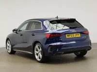 Used Audi A3 S-Line 110 HP (80 kW) 2023 Blue Sedan