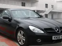 Used Mercedes SLK350 2008 Black Cabriolet