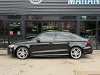 Used Audi A3 S-Line 150 HP (110 kW) 2017 Black Sedan